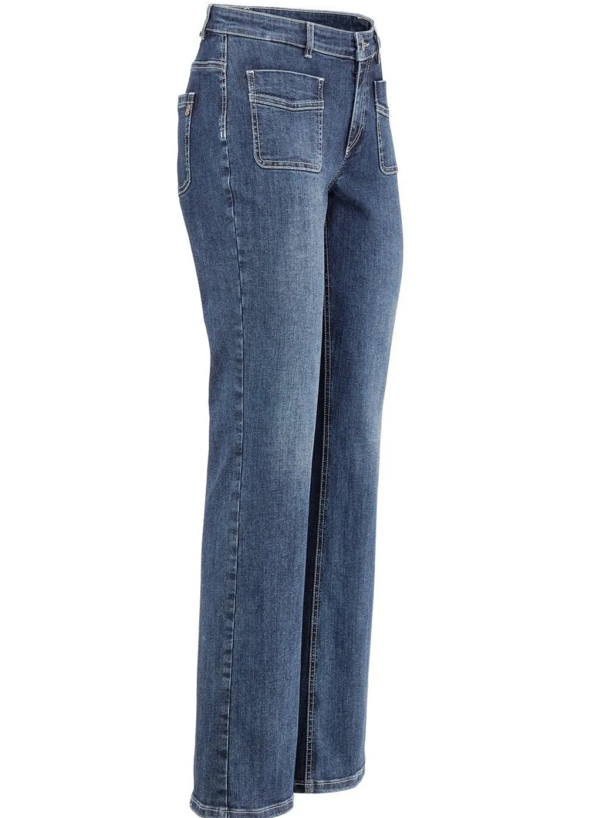 Magic-Jeans mit ausgestellter Beinweite