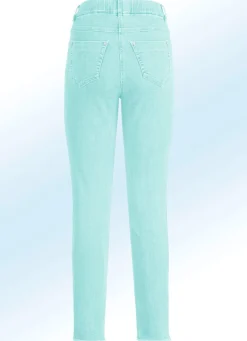 Magic-Jeans mit angesagtem Fransensaum