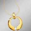 Massiver Anhänger mit Brillant