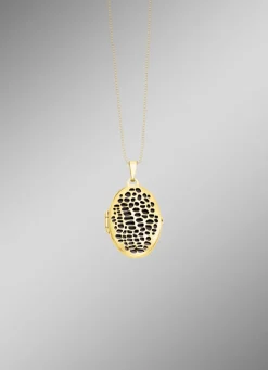 Medaillon mit Leopardenmuster