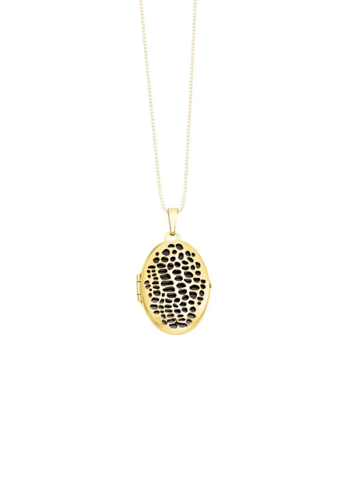 Medaillon mit Leopardenmuster