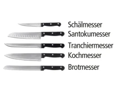 Messerblock, 6-teilig, mit 5 Messern