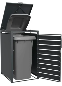 Mülltonnenbox „Kubus“, anthrazit