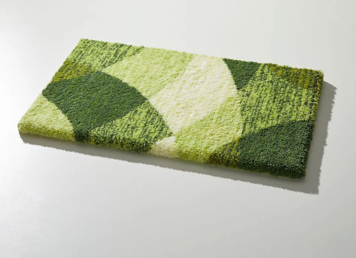 Modern dessinierte Badgarnitur in Supersoft-Qualität