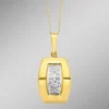 Moderner Anhänger mit Diamant