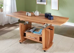 Moderner Couchtisch auf Rollen