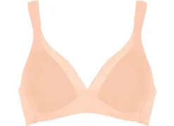 Naturana BH mit Satinblende am Dekolleté