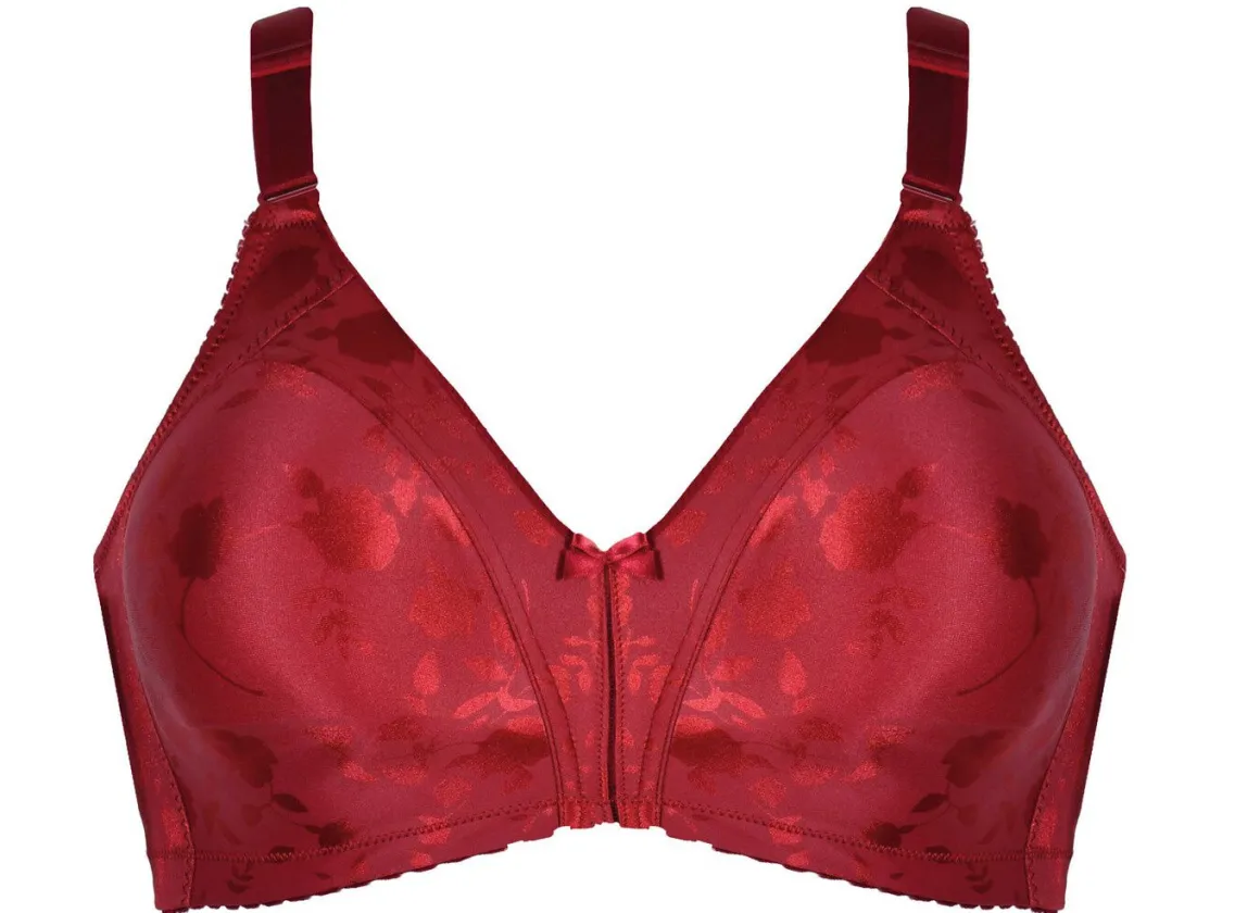 Naturana Minimizer-BH mit dezent glänzendem Floraldruck