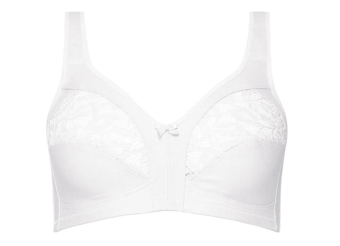 Naturana Zweierpack BH mit elastischer Spitze