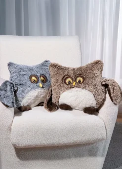 Niedliches Eulen-Deko-Kissen