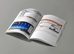 Notebook inklusive Benutzerhandbuch mit Bildern