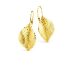 Ohrringe im Blatt-Design