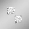 Ohrstecker in Weißgold mit Brillant