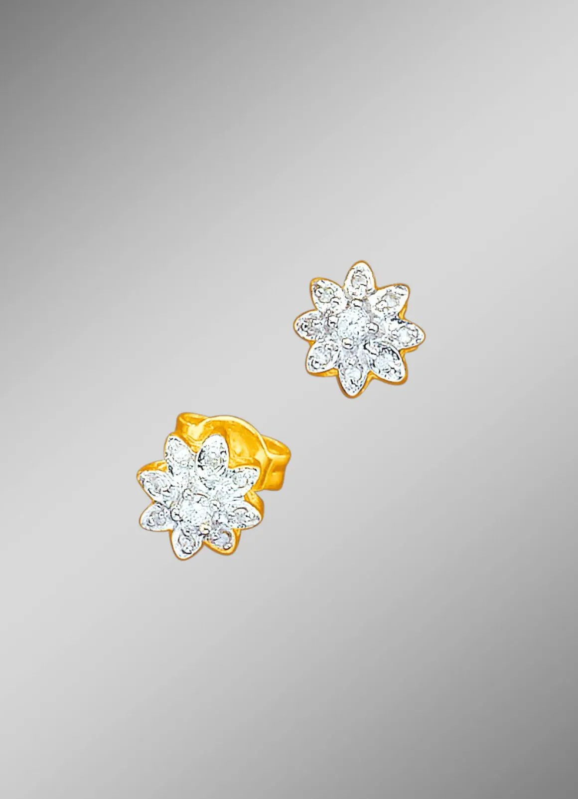 Ohrstecker mit Brillanten und Diamanten