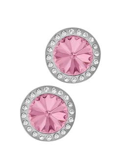 Ohrstecker mit Swarovski®-Kristallen in Pink