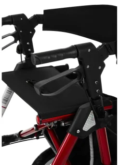 Outdoor Rollator Inklusive Tasche und Gehstockhalter