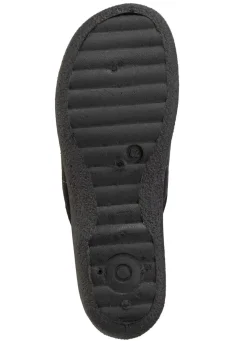 Pantoffel aus kariertem Textil