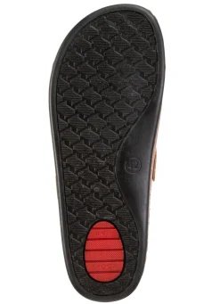 Pantolette aus Nappaleder mit luftiger Perforation