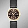 Para-Quartz-Partneruhren mit Lederband