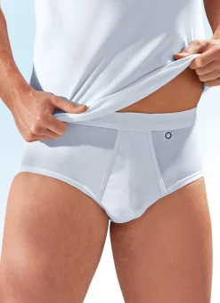 Pfeilring Dreierpack Slips aus Feinjersey, weiß