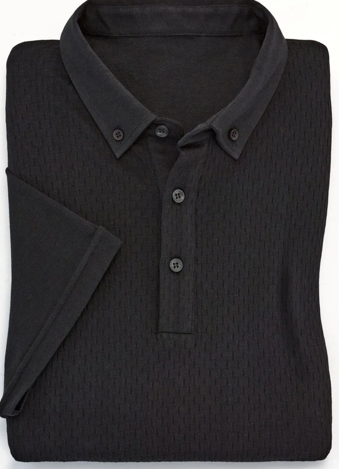 Poloshirt in Struktur-Qualität