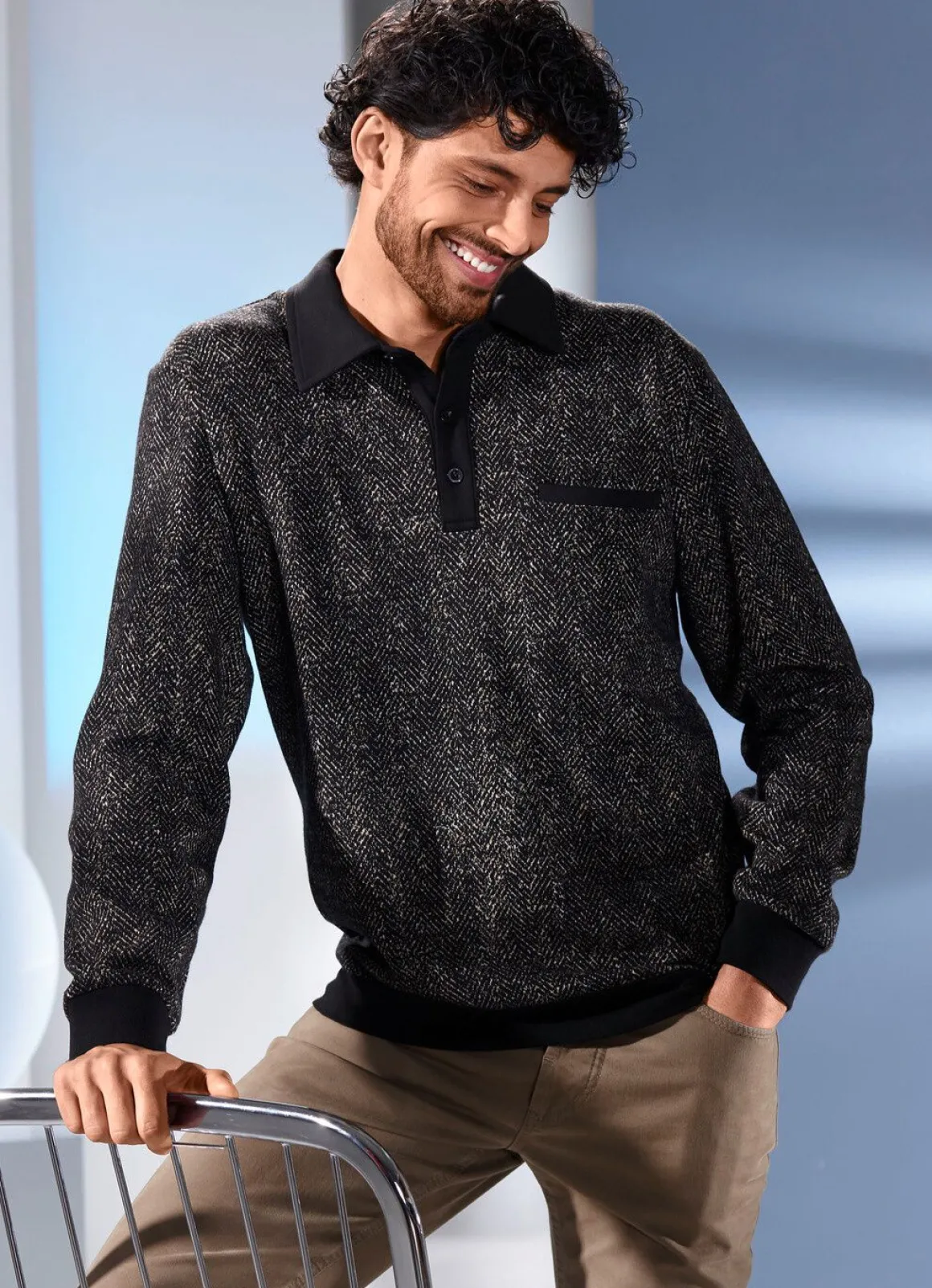 Poloshirt mit Brusttasche