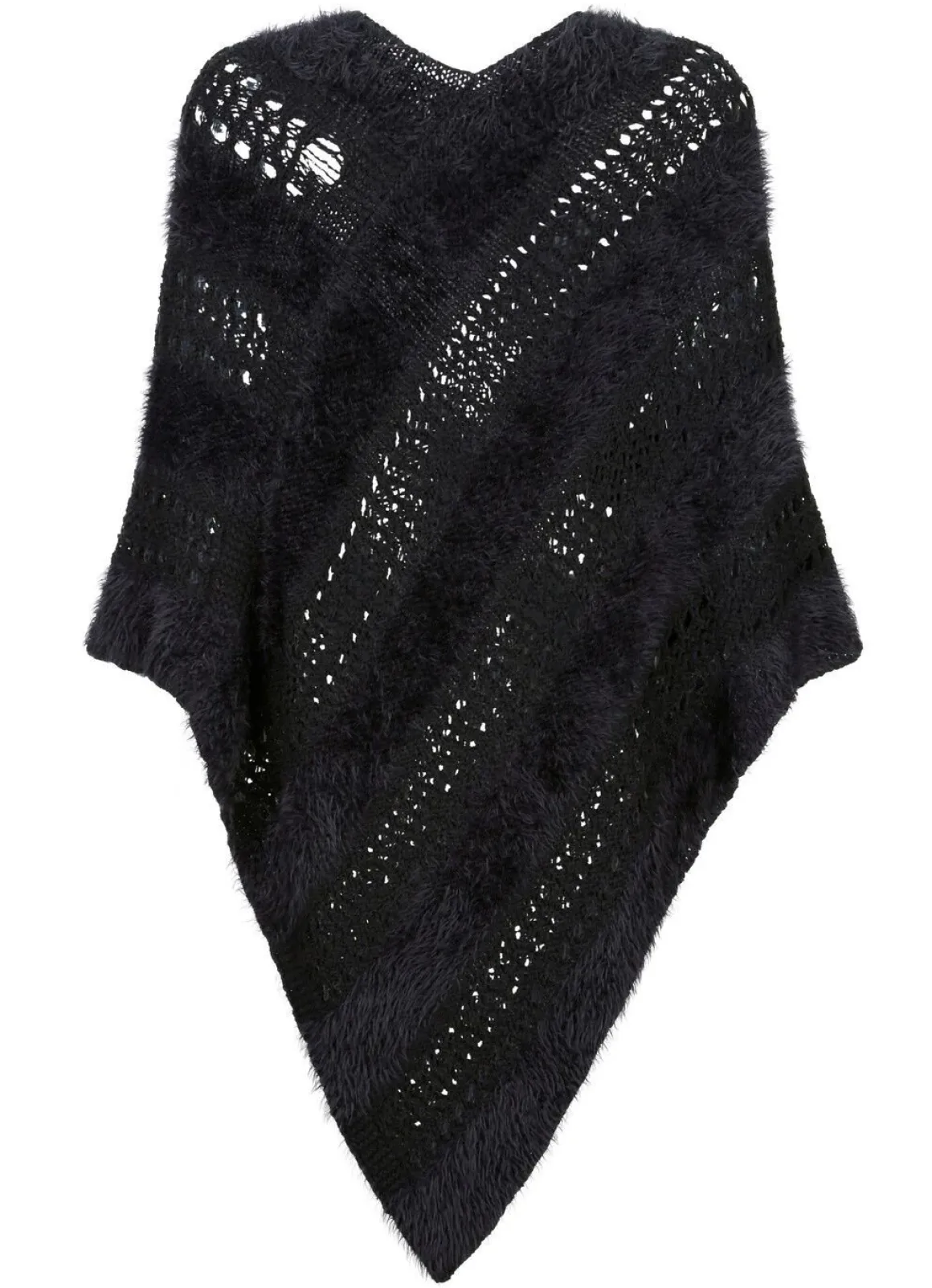 Poncho in Garnmix