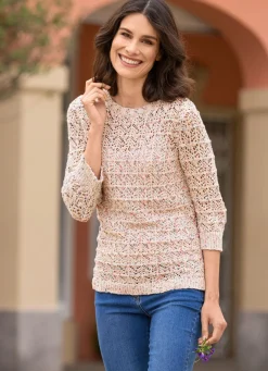 Pullover aus hochwertigem Multicolor-Effektgarn
