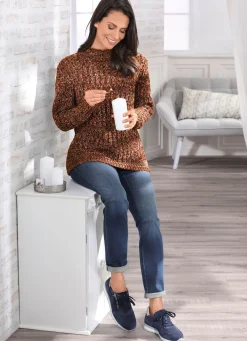 Pullover in aufwendiger Melange-Optik