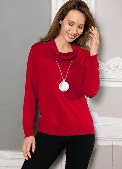 Pullover in Feinstrick mit Schurwolle