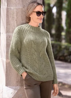 Pullover in flauschig weichem Grobstrick