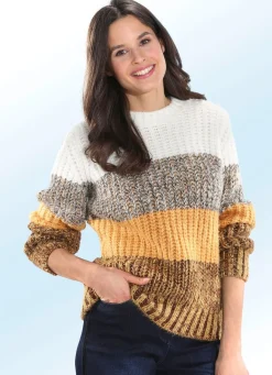 Pullover in Grobstrick
