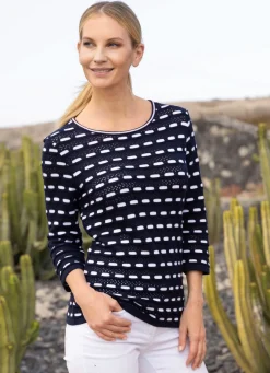 Pullover in Mustermix
