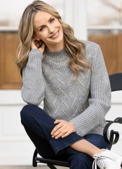 Pullover in Perlfang