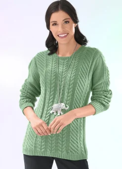 Pullover in Strukturmix
