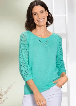 Pullover mit Ajourmuster