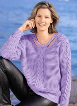 Pullover mit Cut-Outs