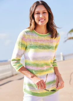 Pullover mit dekorativen Farbverläufen