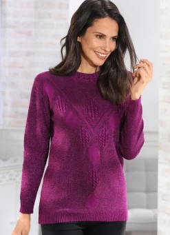 Pullover mit edlem Glitzereffekt