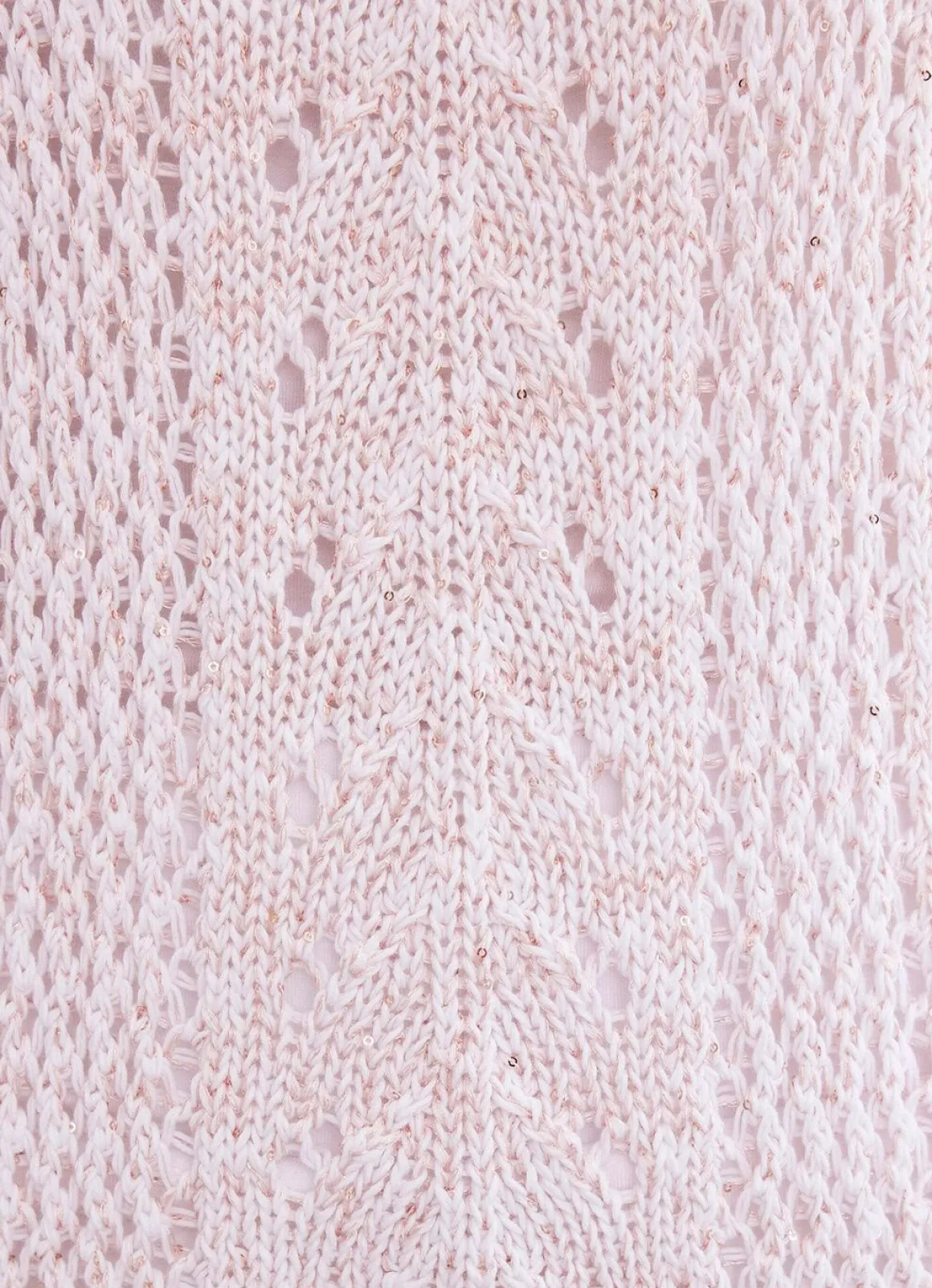 Pullover mit edlem glänzendem Paillettengarn
