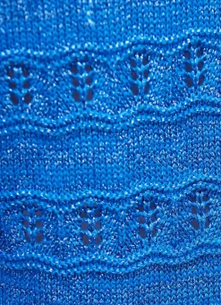 Pullover mit edlen Glitzerakzenten