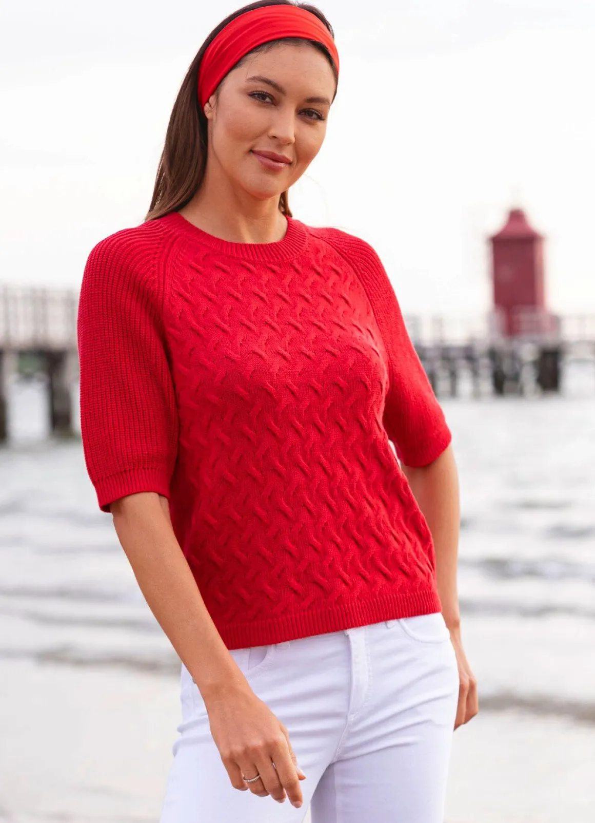 Pullover mit recycelter Baumwolle