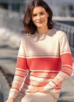Pullover mit Ringeldessin