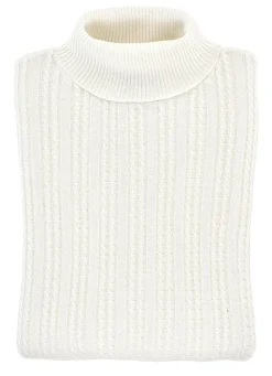 Pullover mit streckender Struktur