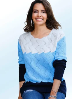 Pullover mit tollem Wellenmuster