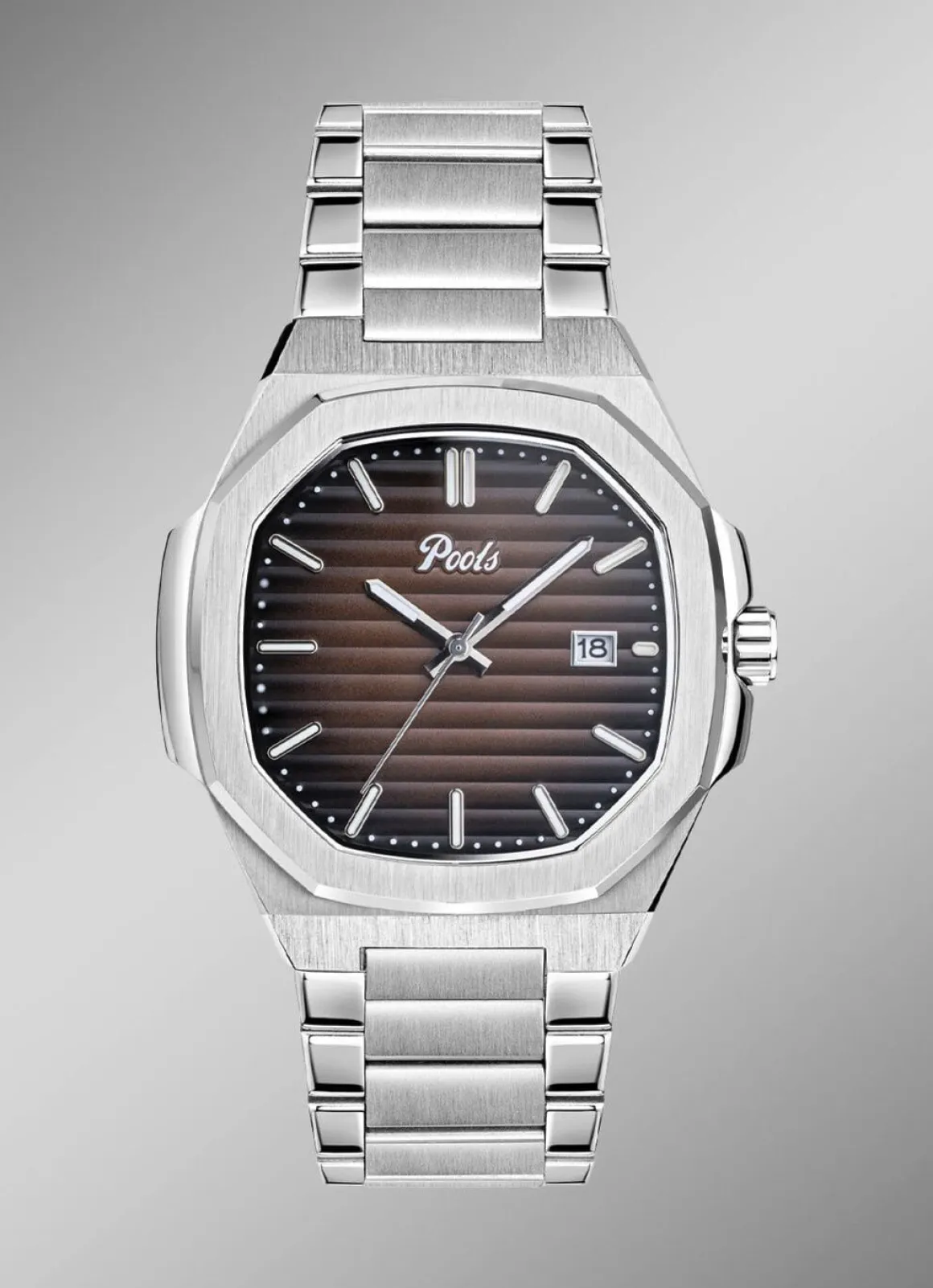 Quartz-Herrenuhr aus Edelstahl