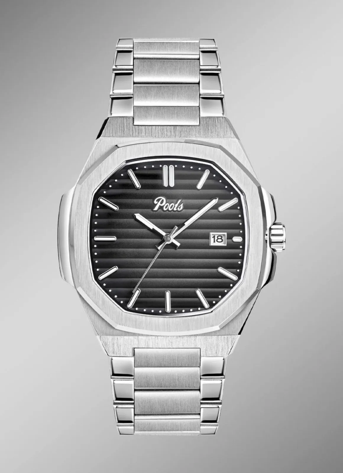 Quartz-Herrenuhr aus Edelstahl