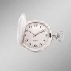 Quartz-Taschenuhr mit Metallgehäuse