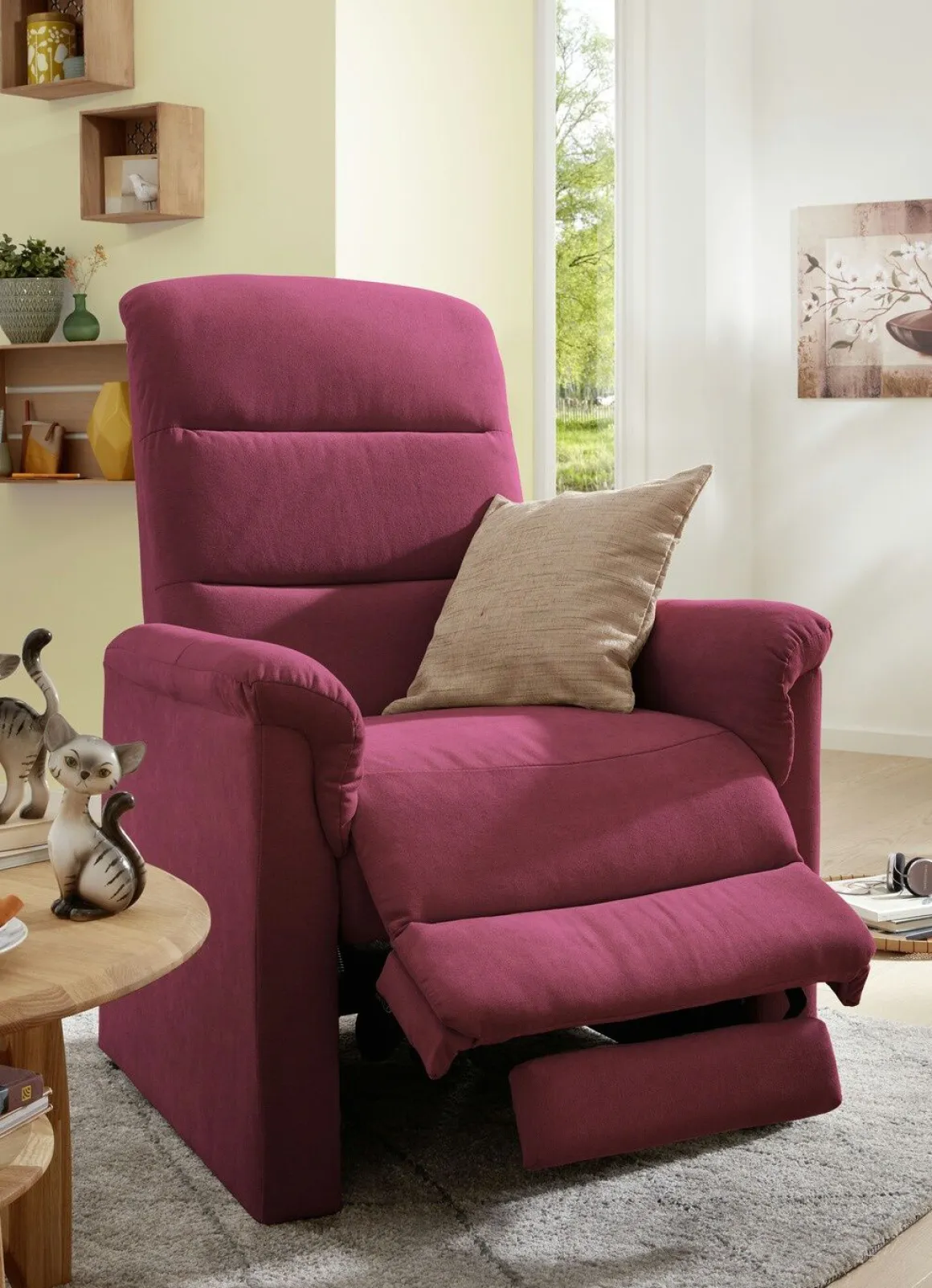 Relax-Sessel mit doppelter Federung
