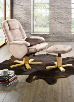 Relax-Sessel mit Hocker